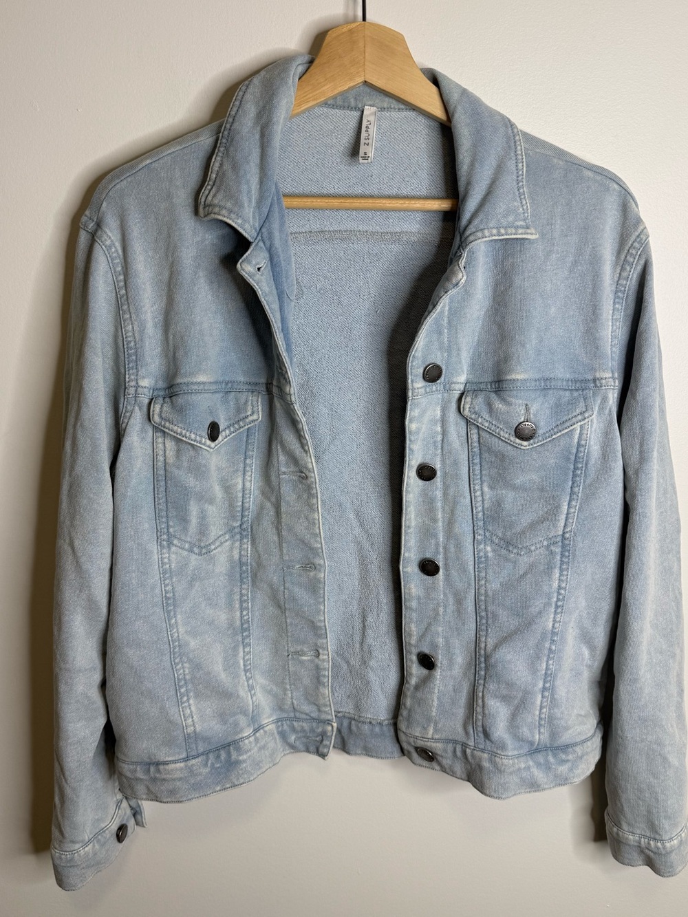 Z Supply Light Wash blue Utility Jacket size small